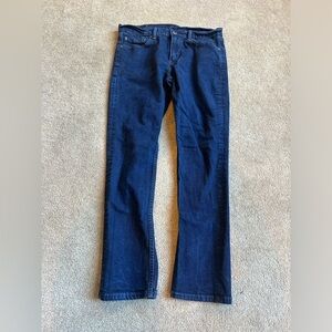 Women’s Levi’s 511 Jeans Waist 33 Length 30  Dark Wash Stretch Straight Leg